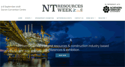 Desktop Screenshot of ntresourcesweek.com.au